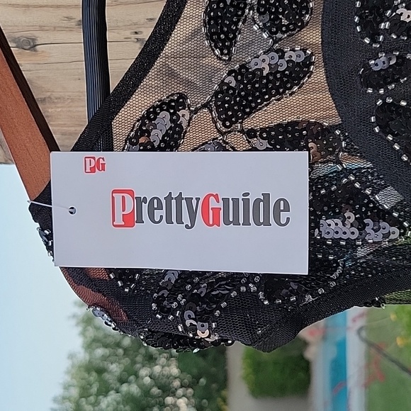 Beautiful Gatsby Style Sequin Formal Dress Womens Size - Picture 14 of 17